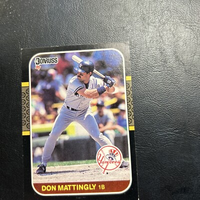 B32d Don Mattingly New York Yankees #52 1987 Donruss