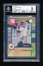 BGS 9 JUSTIN FIELDS 2021 PANINI ELITE 2001 GOLD ROOKIE 1/10 (JERSEY NUMBER MATCH