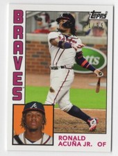 Ronald Acuna Jr 2021 Topps Transcendent Through The Years VIP Party Card 1984 95