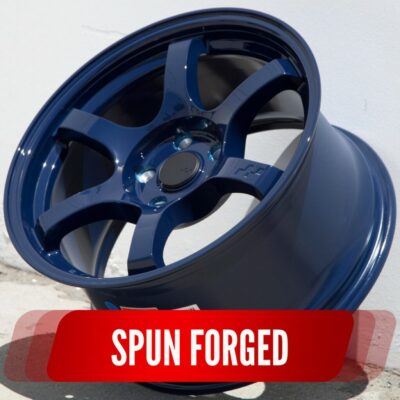4 CIRCUIT CSF1 17x9 5x114.3 +35 GLOSS ULTRA BLUE 57DR WHEELS FITS CIVIC ACCORD