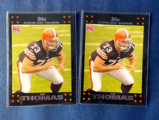 Lot of (2) 2007 Topps - #392 Joe Thomas (RC) Browns Rookie NRMT