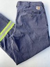 Carhartt FR 36x30 Flame Resistant Navy Blue Work Pants 63685-20 Mechanic/Welder