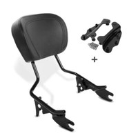 Sissy Bar + Docking-Kit FüR Harley Davidson CVO Ultra Classic 11-13 Schwarz