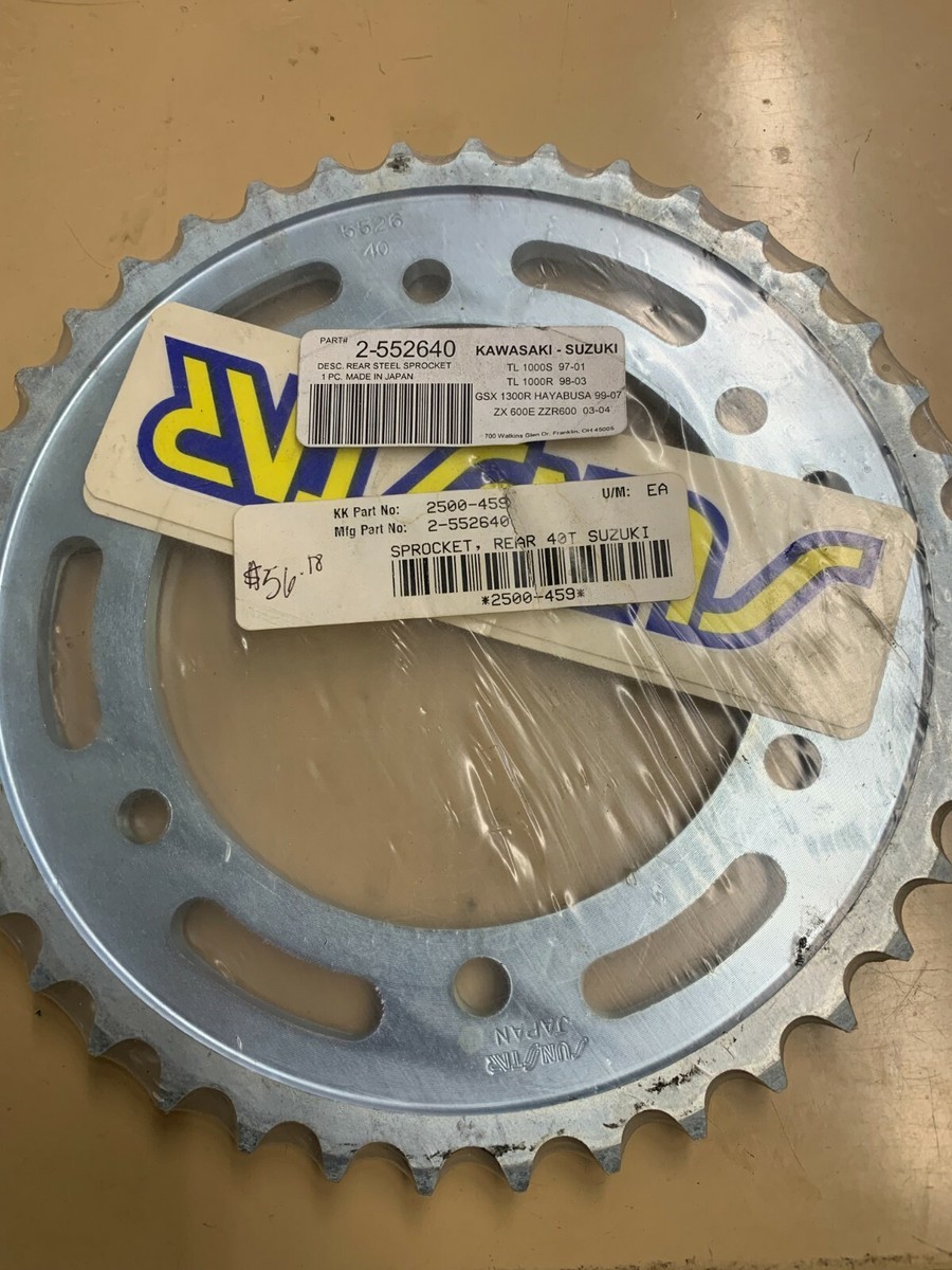 Sunstar 2-552640 530 40 Tooth Rear Sprocket TL1000 Hayabusa