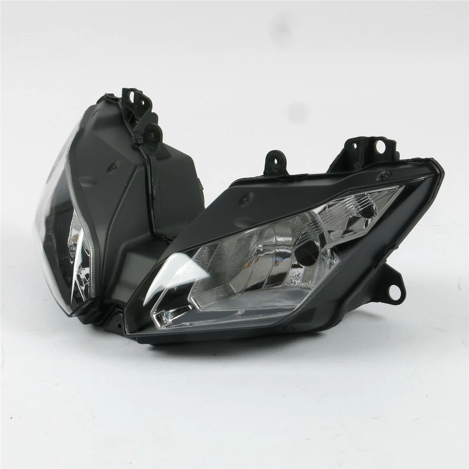 Lámpara de faros delanteros apta para Kawasaki Ninja 300 2013-2017 14 US STOCK Foto 3 de 4