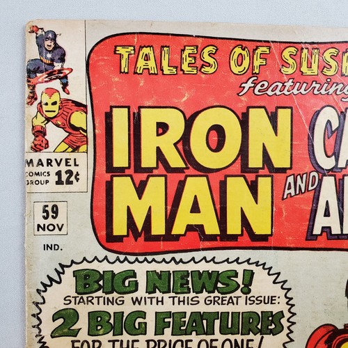 Tales of Suspense #59 Nov 1964 Iron Man Captain America Marvel Comics GD/VG 3.0 - Picture 2 of 22