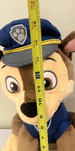 Paw Patrol 15" Persecución Abrazo Almohada Juguete de Peluche Azul Policía Seguridad Oficial Sombrero - Imagen 14 de 15