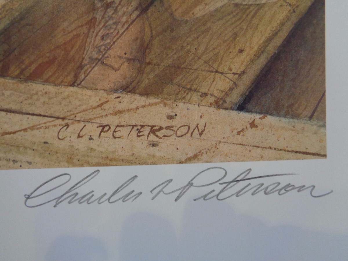 Charles Peterson A Stitch in Time Collector Ed. Certificate