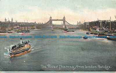 R666302 The River Thames From London Bridge. Emerald Series. 1907