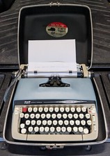 Smith Corona Galaxie II 2 Typewriter Manual Vintage W/Case thumbnail