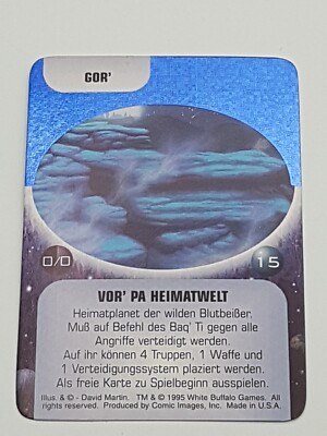 Star Quest Einzelkarte Gor´ bespielt Holo