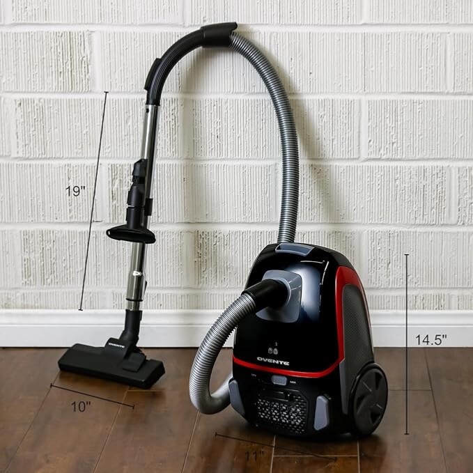 OVENTE ST1600B Black Canister Vacuum Cleaner 814667022738 eBay