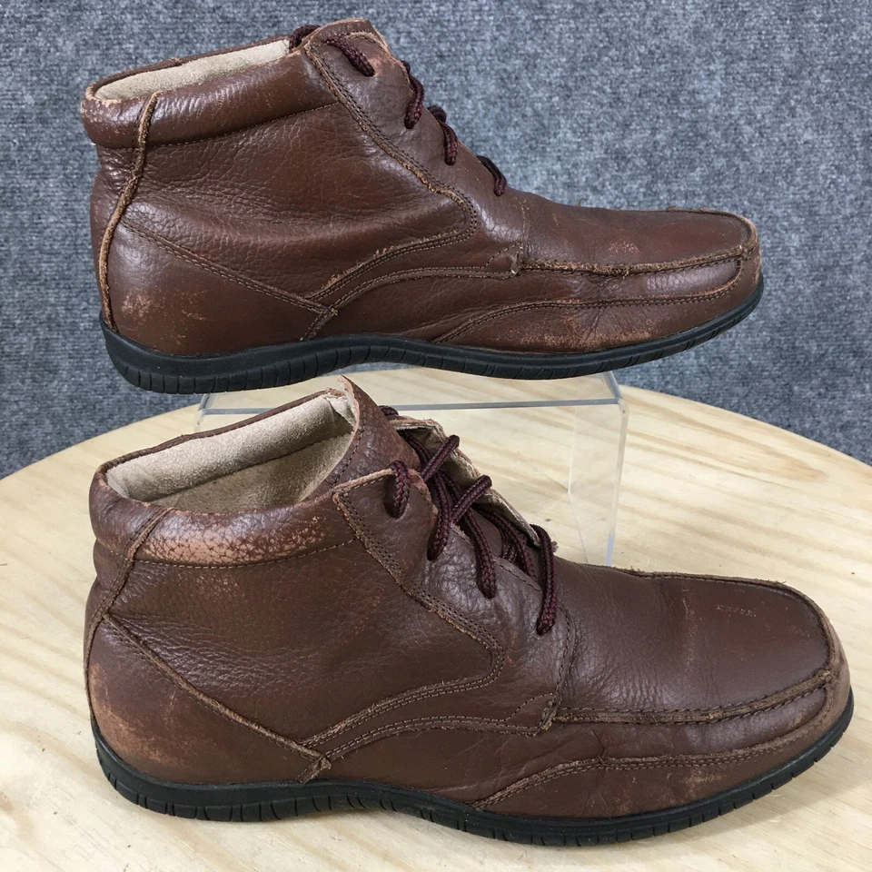 Botas Hush Puppies para Hombres 10 Stuart Knox Botines HMV10067-H00 Cuero Marrón Foto 2 de 4