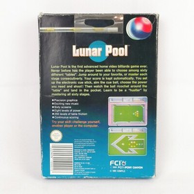 Lunar Pool NES Nintendo Boxed PAL