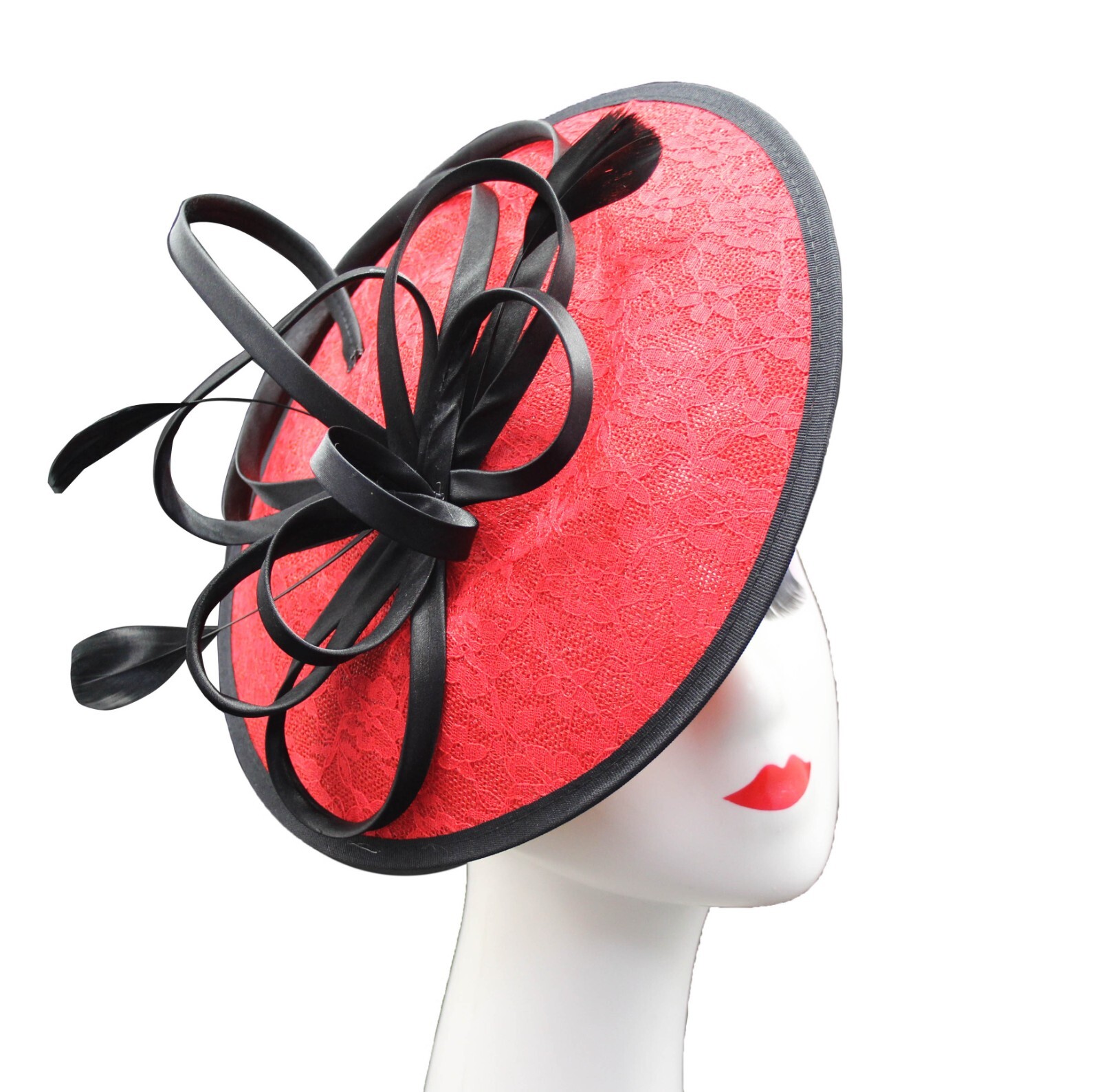 Cappello da donna anni 1980, cappello fascinatore vintage nero strass, cappello da cocktail party, accessori formali anni '80, cappelli derby da donna, idee per capelli da ballo - Italia