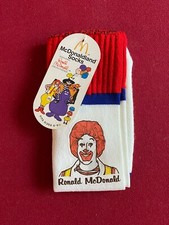 1979, McDonald's, "Un-Used", McDonaldland Socks Scarce / Vintage