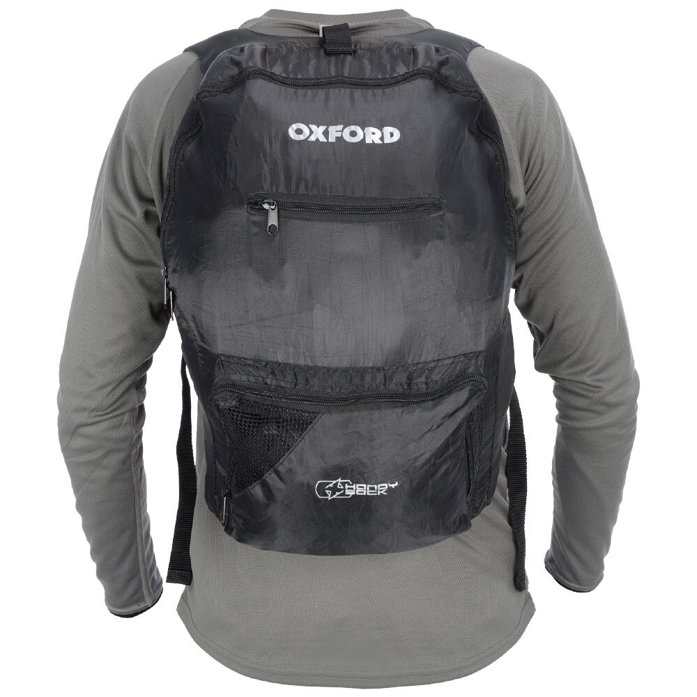 Oxford Handy Sack Motorcycle Motorbike Backpack Rucksack Black (OL858)