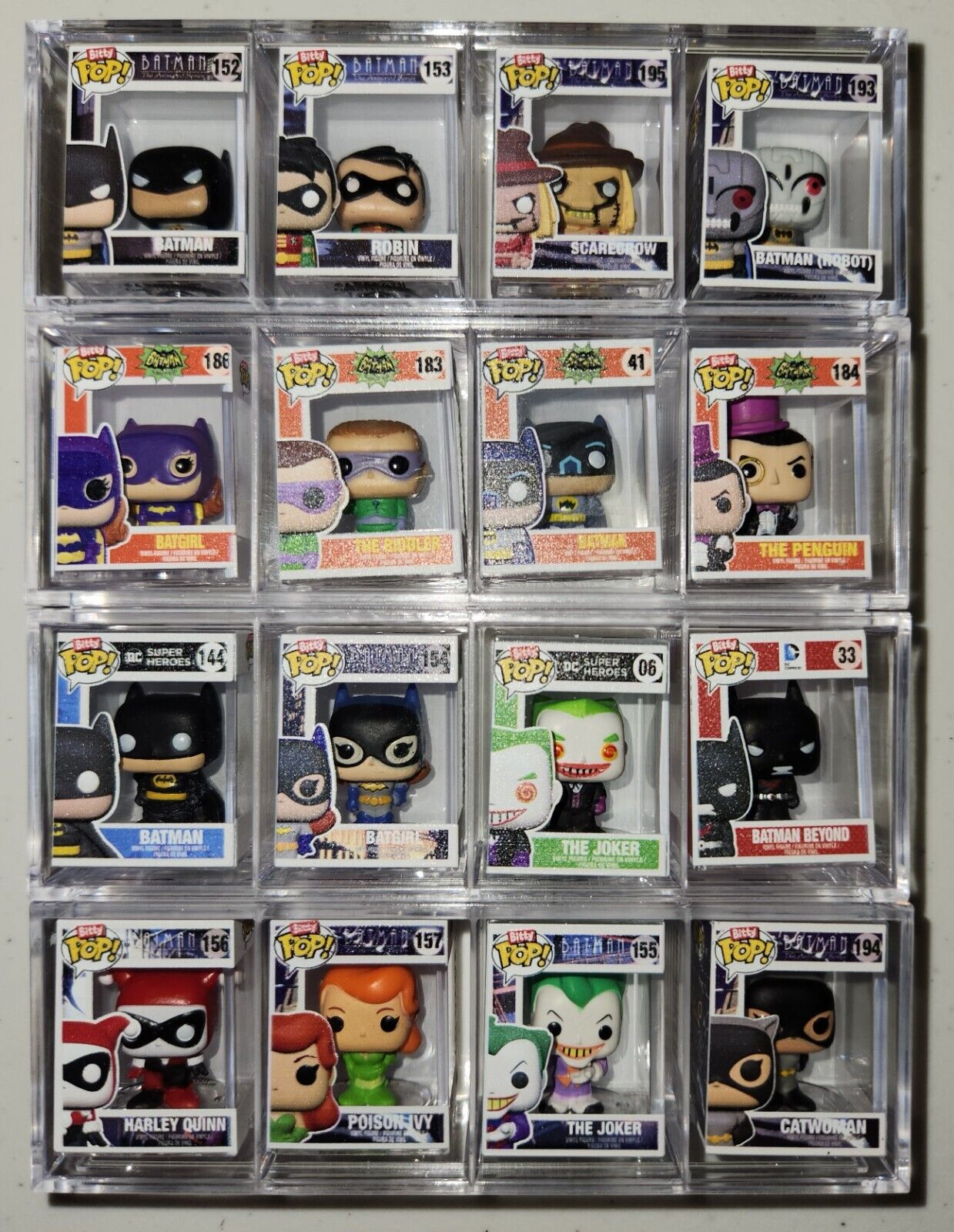 Funko Bitty Pop! The Joker + Batgirl + Batman + ?