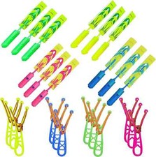 Amazing Led Flying Toys for Kids -12 PCS Light up Slingshot LED Helicopter...