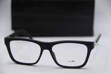 NEW DIOR HOMME BLACKTIE 184 5LH BLACK GUNMETAL AUTHENTIC FRAMES EYEGLASSES 54-16