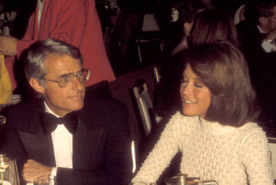 Mary Tyler Moore and tv executive Grant Tinker at the 26th A - 1974 Old Photo 2