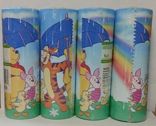 New Winnie the Pooh Rainbow Disney Wallpaper Border 4 Rolls 6.78  X 5 Yards Each