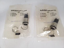 DIALIGHT 124-1363-01-113 LAMP HOLDER OIL TIGHT PANEL INDICATOR (LOT OF 2) NIB