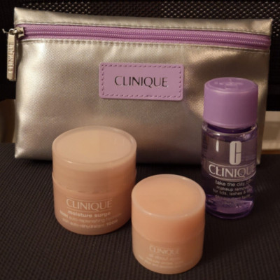 Clinique Set Moisture Surge 100H Creme All About Eyes Augen make up Kosmetik Set