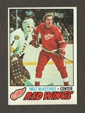 1977-78 Topps Hockey Card #32 Walt McKechnie – Detroit Red Wings 