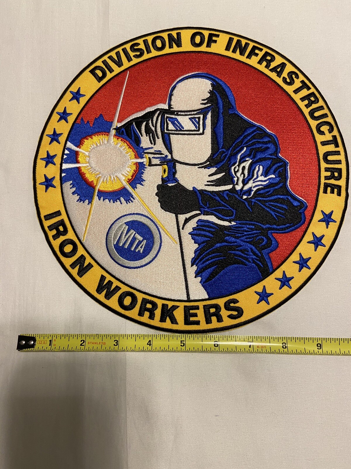 Mta Department Of Infrastructure.10 Inch Large Patch