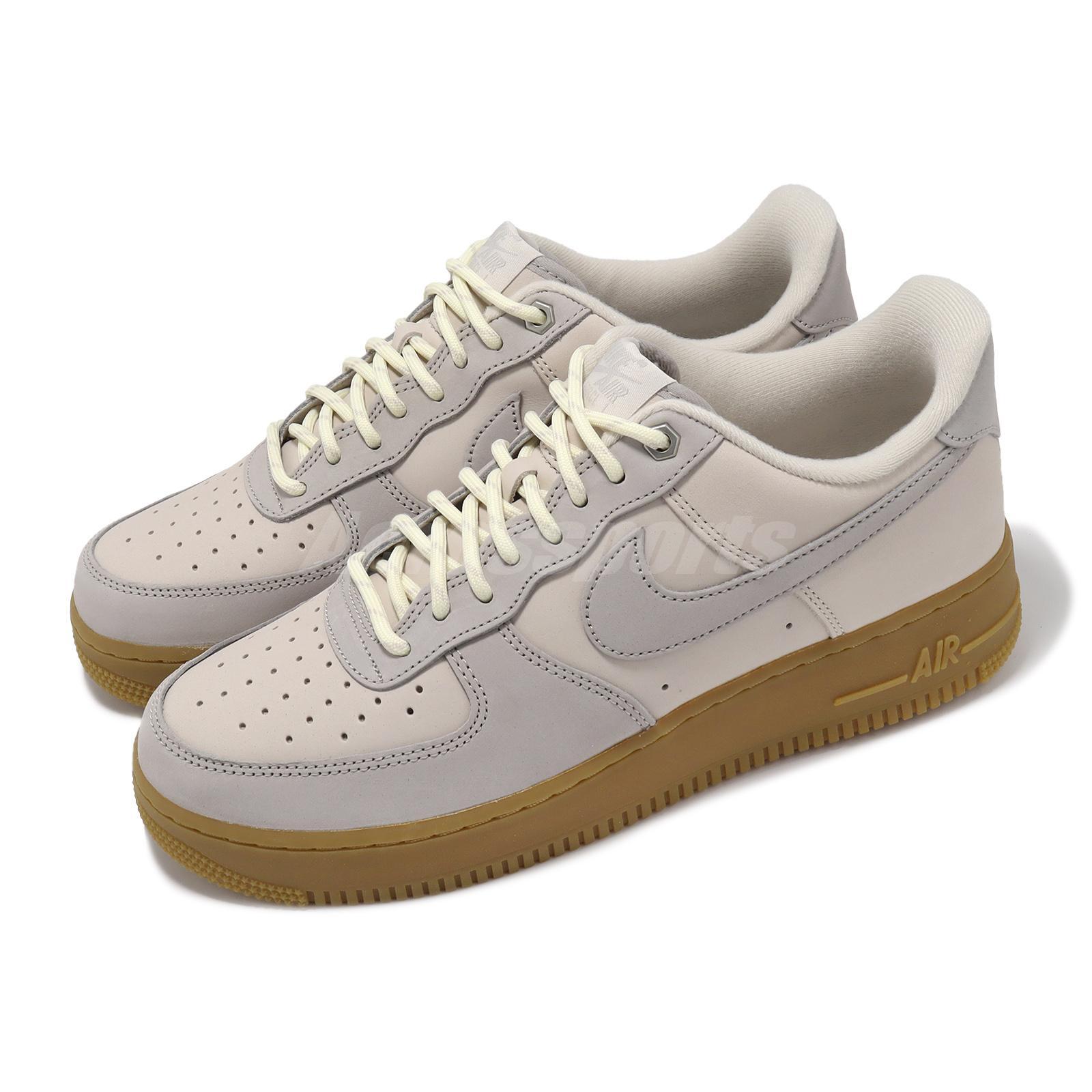 Мужская повседневная обувь Nike Air Force 1 07 Low AF1 Light Bone Gum, кроссовки FD3365-001