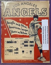 1964 MICKEY Mantle HR #439 New York Yankees JIM FREGOSI CYCLE baseball Program 1
