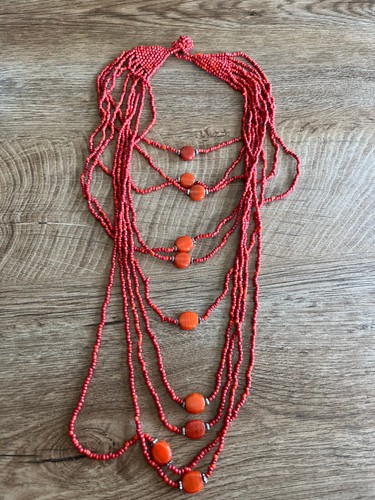 Collier Vintage N578 - Bijou Fantaisie Occasion - Style Rétro Années 70/80