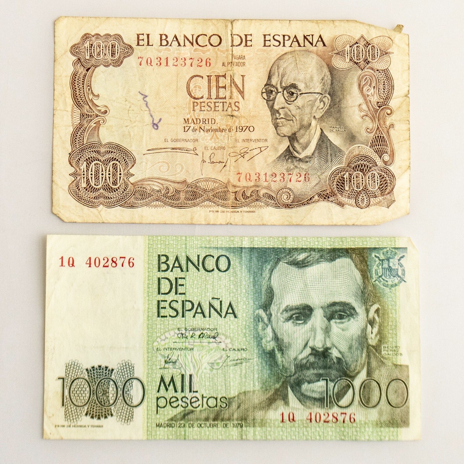 1957 1985 Spanish / Spain Currency Lot 2x Bank Notes & 17 Coins eBay