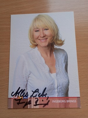 Autogramm von Ingeborg Brings aus Alles was zählt 