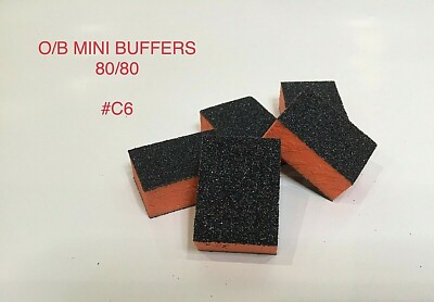 Mini Nail Buffer Sanding Block 80/80 Coarse/Coarse O/B Nail Buffing Salon Choice