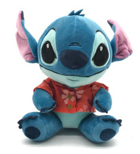 Disney Stitch Plush Hawaiian Shirt Lilo  Stitch 8"