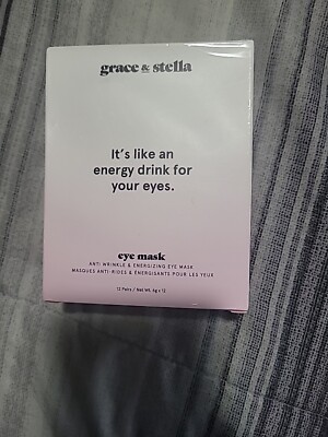 Grace & Stella  Anti-Wrinkle & Energizing Eye Mask 12 Pr. BNIB