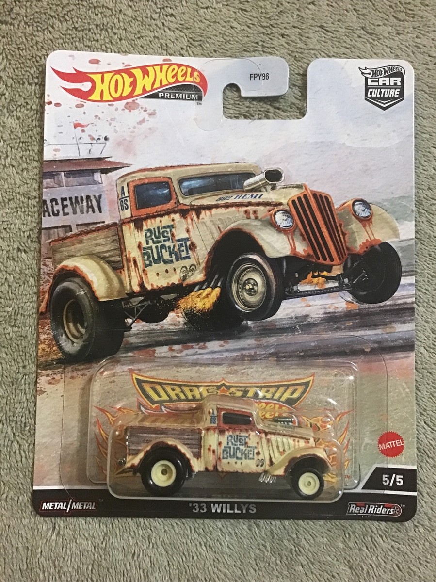 2022 Hot Wheels Premium Drag Strip 1933 WILLYS COUPÉ PICKUP