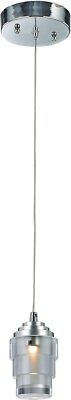 Trans Globe Lighting PND-1074 Odyssey II 5-Watt Polished Chrome Pendant