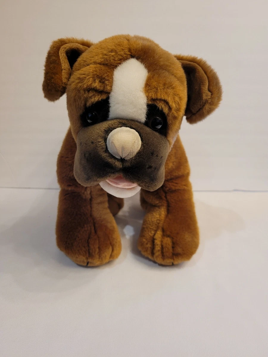 White boxer sale dog stuffed animal