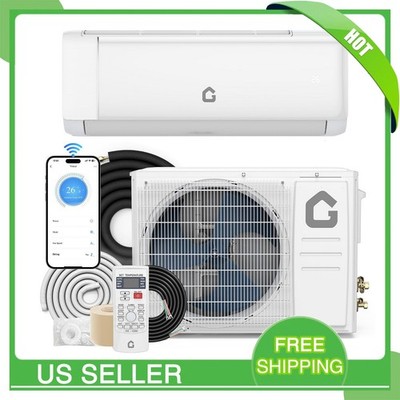 24000 BTU Mini Split Central Air Conditioner & Heater 19 SEER2 With Wifi 230V