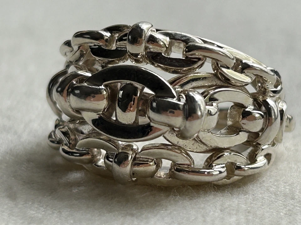 Anillo de cóctel Britlines de plata esterlina Links Of London talla 6,5 Foto 2 de 4