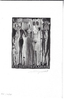 ROLF mÜNZNER: Exlibris für P. Labuhn Urteil des Paris