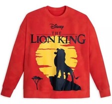New Disney The Lion King Simba 30th Anniversary Red Pullover Sweater Size 2X