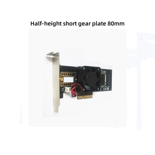 Ngff M.2 Nvme Ssd To Pcie X4+Fan Adapter Lane Host Adapter Converter Card - Zdjęcie 4 z 8