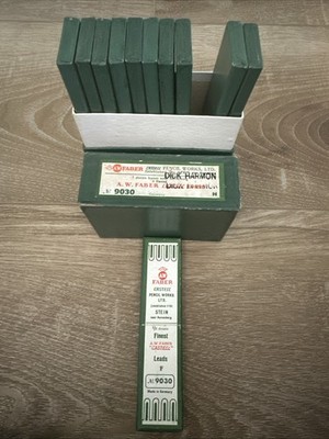 Vintage A.W. Faber Castell 9030 Drawing Pencil Lead Refills in Orig Box Germany