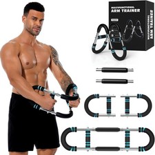 Twister Arm Trainer, Adjustable Chest Workout Equipment for Men Blue, 20-60lb