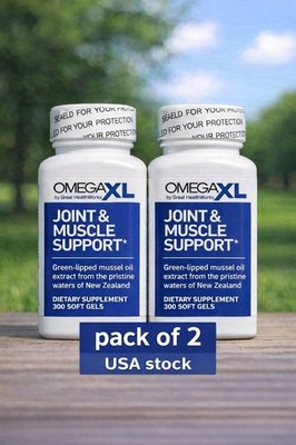 Omegs XL 300 Packet Of 2 Capsules-Green Lipped Mussel Oil