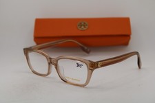 NEW TORY BURCH TY 2144U 1954 CLEAR BROWN GOLD AUTHENTIC EYEGLASSES 53-17